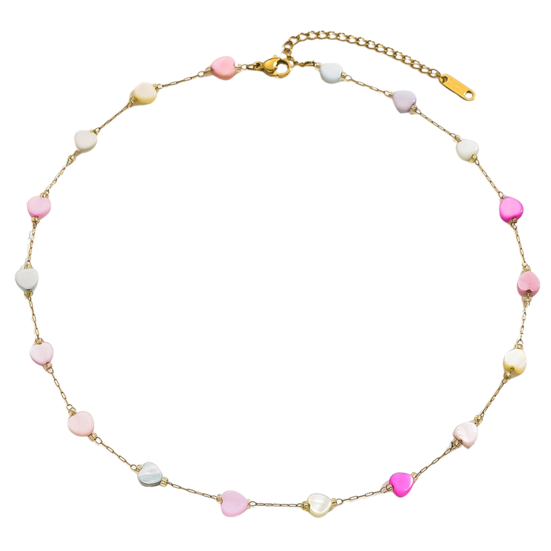 Sweet Heart Multicolour Necklace