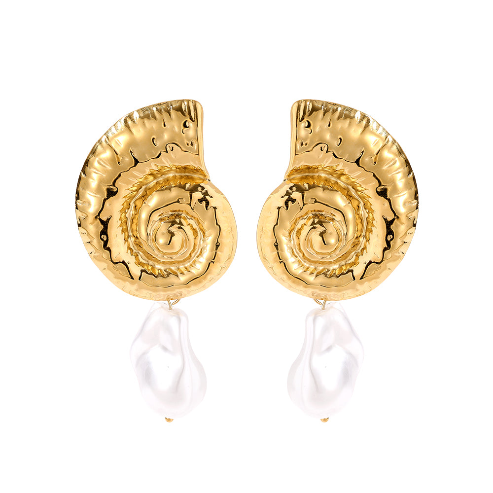 Amalfi Echo Shell Earrings