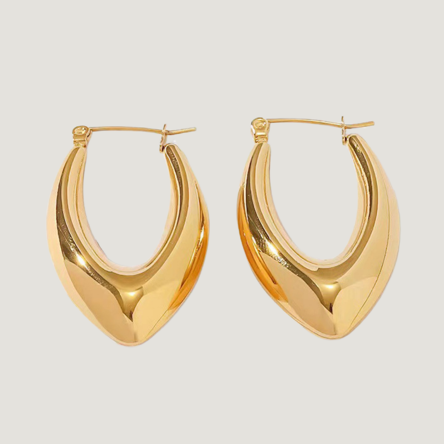 Crescent Hoop Earrings