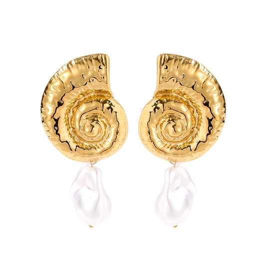 Amalfi Echo Shell Earrings