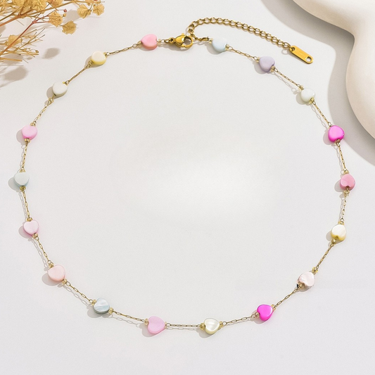 Sweet Heart Multicolour Necklace