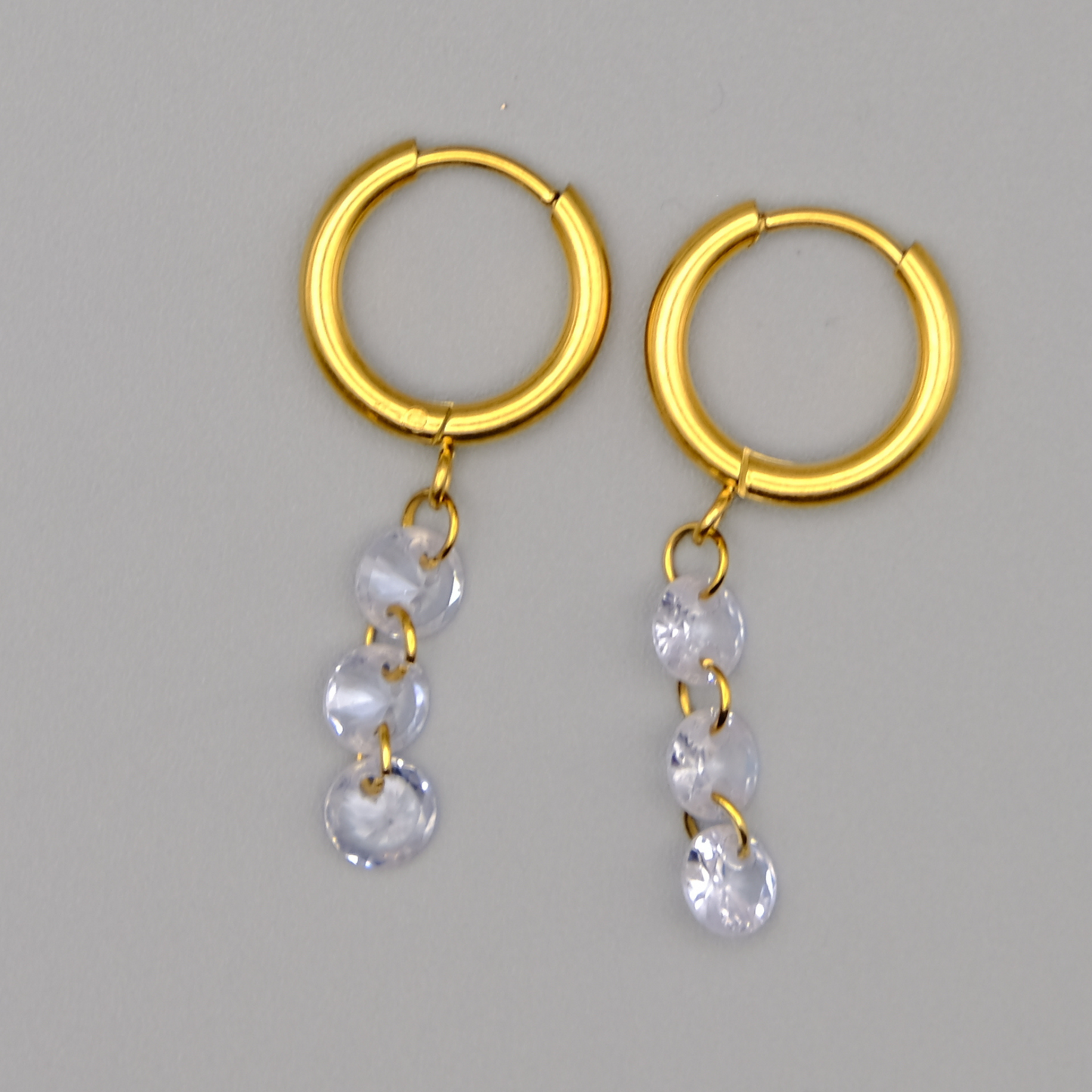 Radiant Zircon Cascade Earrings
