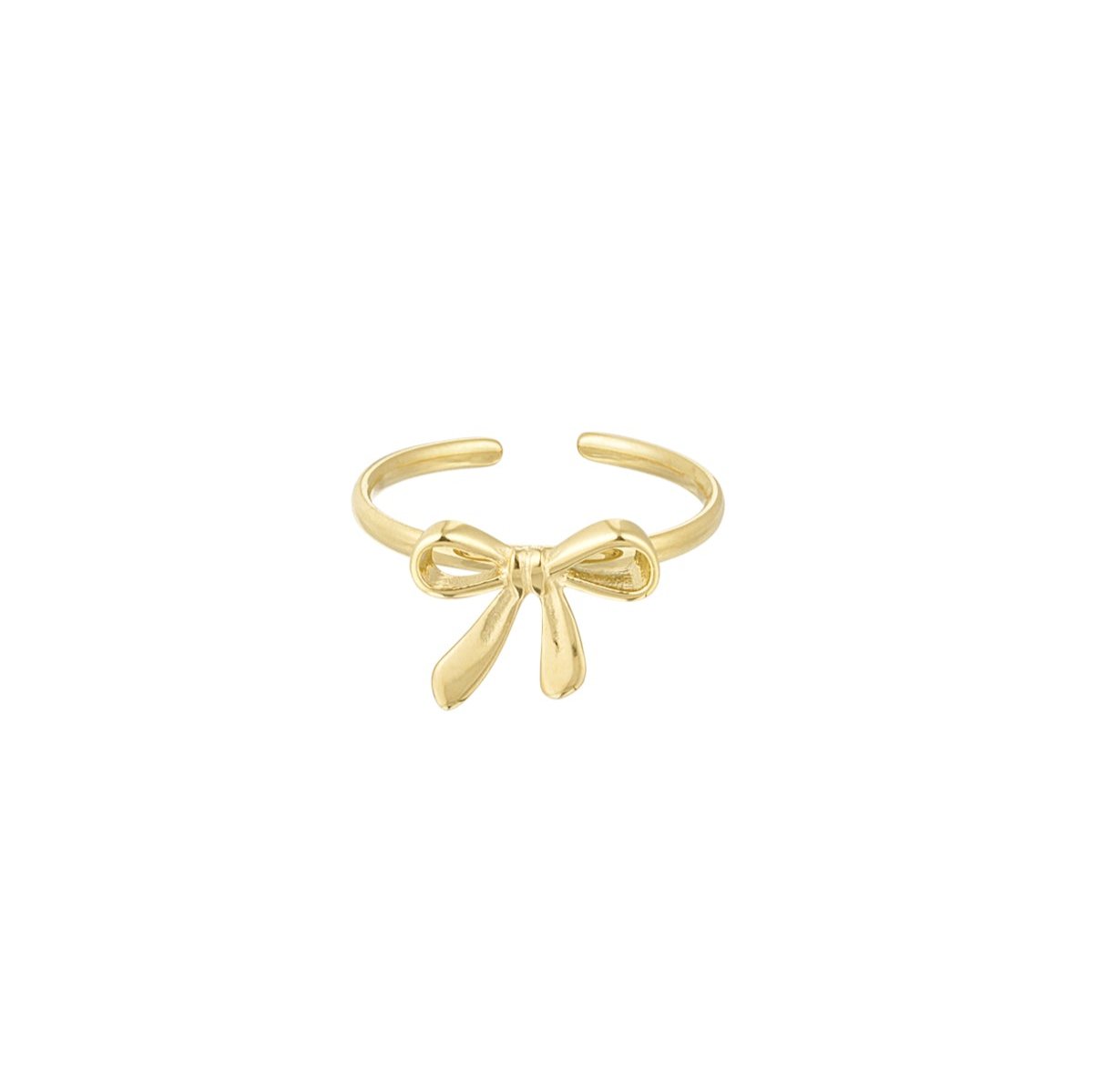 Delicate Bow Adjustable Ring