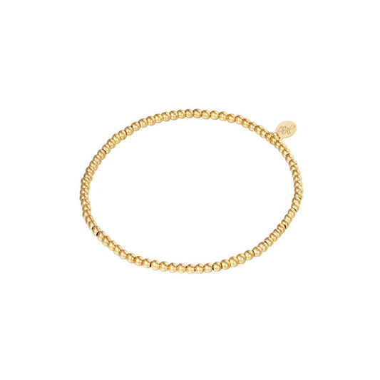 Gold-Plated Beaded Bracelet – Understated Elegance in Every Detail