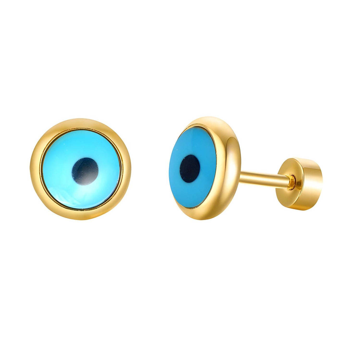 Evil Eye Stud Earrings